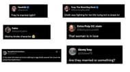 Screengrab of fans' reactions (source: DrainBamager on X)